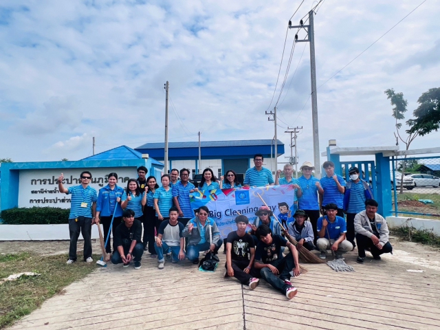 กปภ.สาขาราชบุรี ดำเนินกิจกรรมโครงการ Big Cleaning Day ณ สถานีจ่ายน้ำราชบุรี