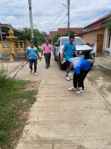 กปภ.สาขากำแพงเพชร ส่งทีมช่างตรวจสอบน้ำไหลอ่อน