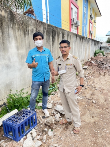 เลิกงานเราไม่หยุด !! ขอให้เราได้ดูแล ส่งช่างโยธาตรวจสอบน้ำไม่ไหล