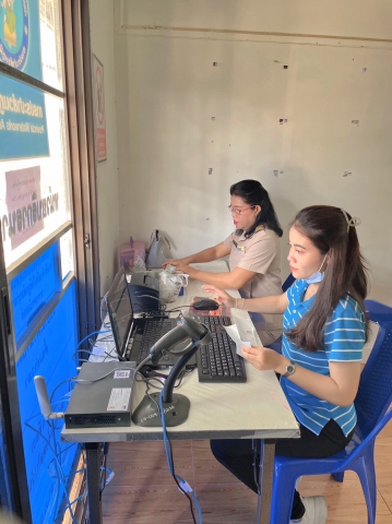 การประปาส่วนภูมิภาคสาขาทุ่งสง ออกรับชำระค่าน้ำประปานอกสถานที่ ณ สถานีผลิตน้ำนาบอน