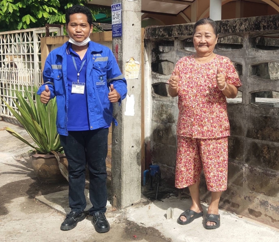 ส่งมิสเตอร์ทันใจ ตรวจสอบท่อเข้ามาตรหลุด