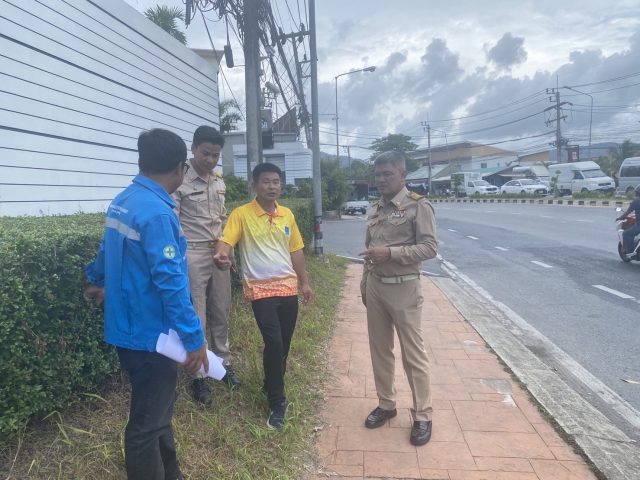 การประปาส่วนภูมิภาคสาขาภูเก็ต สำรวจแนวเส้นท่อเพื่อเสริมประสิทธิภาพในการบริการน้ำประปา