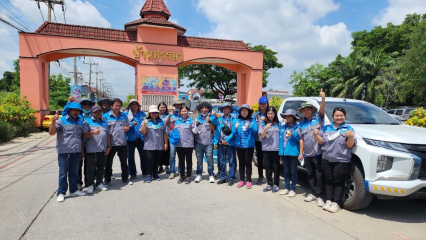 กปภ.สาขาอ้อมน้อย ลงพื้นที่ทำกิจกรรมลดน้ำสูญเสียเชิงรุก (ALC)