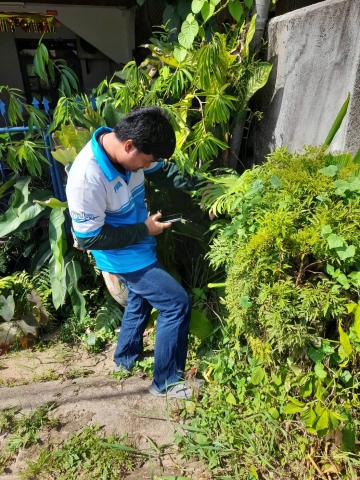 กปภ.สาขาอ่าวลึก ลงพื้นที่สุ่มอ่านมาตรน้ำออนไลน์ ประจำเดือน มิถุนายน 2566