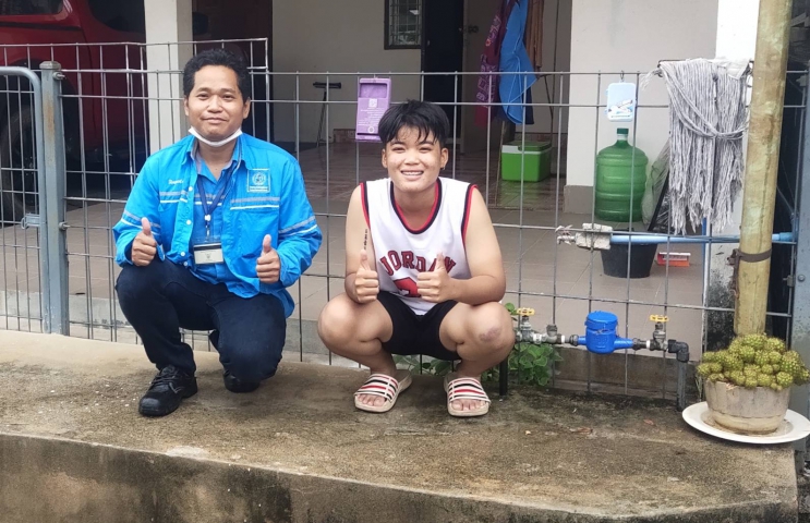 สุดประทับใจมาเร็วทันใจ แก้ไขมาตรวัดน้ำรั่ว บริการดีที่ กปภ.สาขากำแพงเพชร