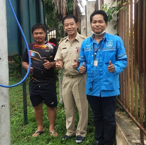 มิสเตอร์ประปาบินเดี่ยว !! แก้ไขมาตรวัดน้ำไม่หมุน เฮ ! ทั้งโรงเรียนบริการประทับใจ