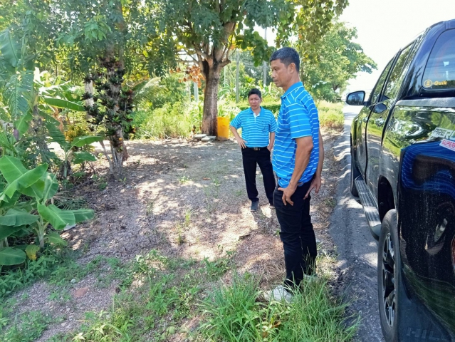 การประปาส่วนภูมิภาคสาขากาญจนดิษฐ์ ลงพื้นที่สำรวจ หาท่อแตกท่อรั่วท่อส่งน้ำขนาด 700 มิลลิเมตร ตั้งแต่สถานีจ่ายน้ำพลายวาส ไปยังสามแยกบ้านใน สถานีผลิตน้ำบ้านใน