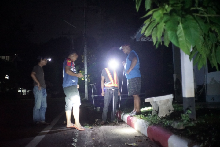 กปภ.สาขาบ้านตาขุน ลงพื้นที่ทำStep Test และหาท่อแตกรั่ว ในพื้นที่หน่วยบริการคีรีรัฐนิคม จังหวัดสุราษฎร์ธานี