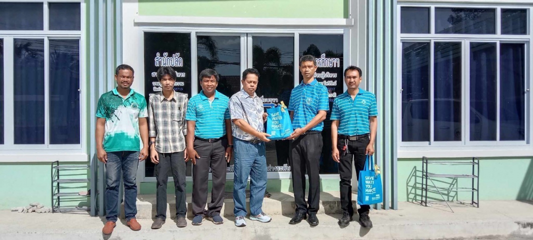 การประปาส่วนภูมิภาคสาขากาญจนดิษฐ์จัดโครงการ  "กปภ.-อปท.เพื่อปวงชน" ประจำปี 2566 ณ องค์การบริหารส่วนตำบลคลองสระ ตำบลคลองสระอำเภอกาญจนดิษฐ์ จังหวัดสุราษฎร์ธานี