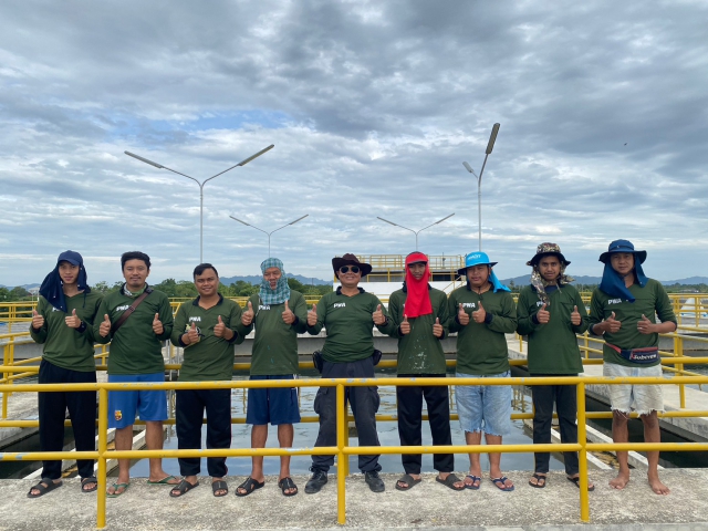 กปภ.สาขาท่ามะกา ดำเนินการล้างถังตกตะกอน ตามแนวทางการดำเนินการโครงการจัดการน้ำสะอาด (WSP) ประจำเดือนกรกฏาคม 2566 วันที่ 15 และ 16 กรกฏาคม 2566