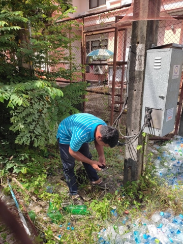 การประปาส่วนภูมิภาคสาขาคลองท่อม ลงพื้นที่สุ่มอ่านมาตรออนไลน์ ผ่านระบบแผนที่และการสุ่มอ่านมาตร การประปาส่วนภูมิภาค ประจำเดือนสิงหาคม 2566