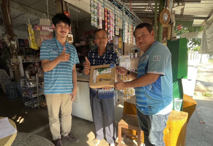 แทนคำขอบคุณ กปภ.สาขากำแพงเพชร มอบของที่ระลึกแทนคำขอบคุณสำหรับการแจ้งท่อแตกรั่วและเป็นส่วนหนึ่งในการรักษาทรัพยากรน้ำ