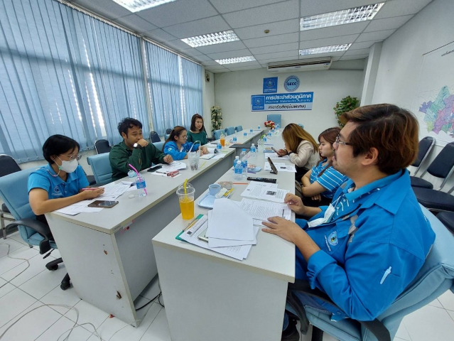 กปภ.สาขารังสิต(ชั้นพิเศษ) ประชุมหารือร่วมกับ กปภ.ข.2 ในเรื่องของเกณฑ์ GECC กรณีต่ออายุ