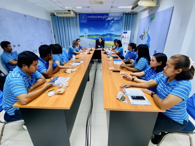 การประปาส่วนภูมิภาคสาขากระบี่ จัดกิจกรรมสนทนายามเช้า (Morning Talk) ครั้งที่ 7/2568 ประจำเดือน เมษายน 2568