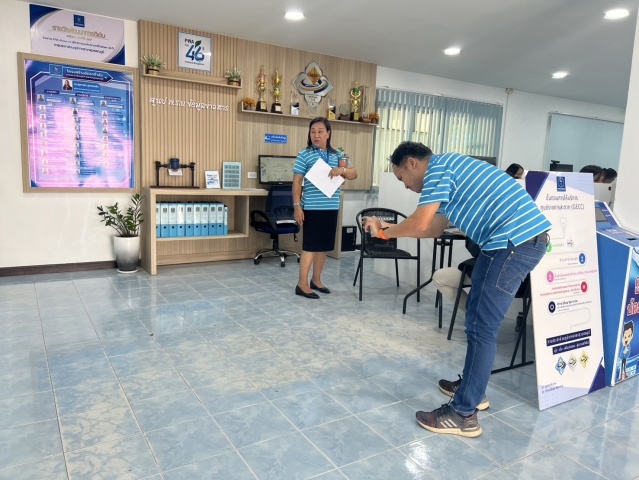 กทส.6 ลงพื้นที่ให้การสนับสนุนการดำเนินงานฯ กปภ.สาขาสุวรรณภูมิ