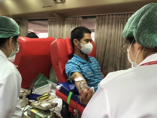 กปภ.สาขากุยบุรี ดำเนินโครงการ CSR ร่วมบริจาคโลหิตเพื่อช่วยเหลือเพื่อนมนุษย์