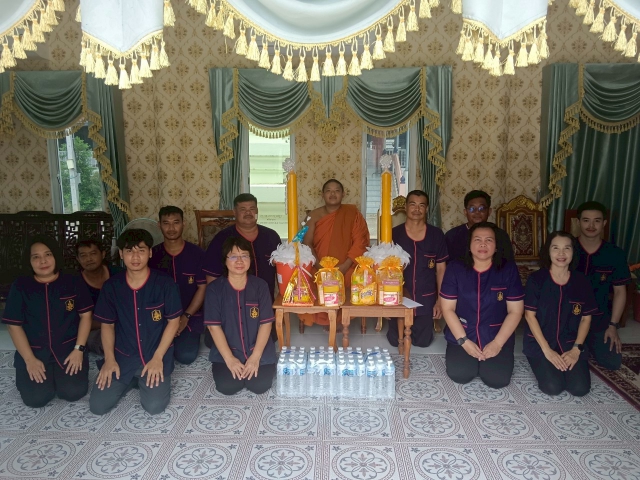กปภ.สาขาสวรรคโลก ร่วมถวายเทียนพรรษา เนื่องในวันอาสาฬหบูชา และวันเข้าพรรษา ประจำปี 2568