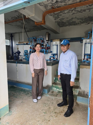 กปภ.สาขาเลาขวัญ รับการตรวจประเมิน ผลการดำเนินงาน WSP ประจำไตรมาสที่ 4 ปีงบประมาณ 2568