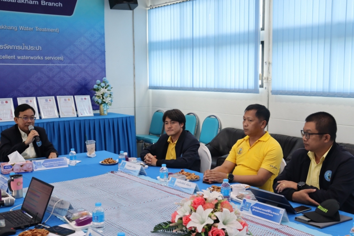 กปภ.สาขามหาสารคาม รับการตรวจประเมินโครงการสถานีผลิตน้ำดีเด่น ของ กปภ.เขต 6 ประจำปี 2568