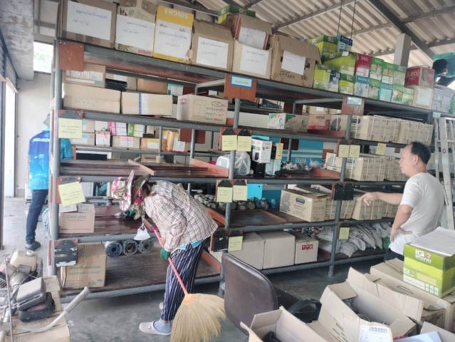 กปภ.สาขาเลาขวัญ ดำเนินกิจกรรม Big Cleaning Day ณ บริเวณ พื้นที่คลังพัสดุ กปภ. สาขาเลาขวัญ อ. เลาขวัญ จ.กาญจนบุรี