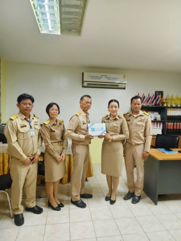 กปภ.สาขาคลองหลวง นำทีมผู้บริหาร เข้าพบและแนะนำตัวต่อนายอำเภอคลองหลวง