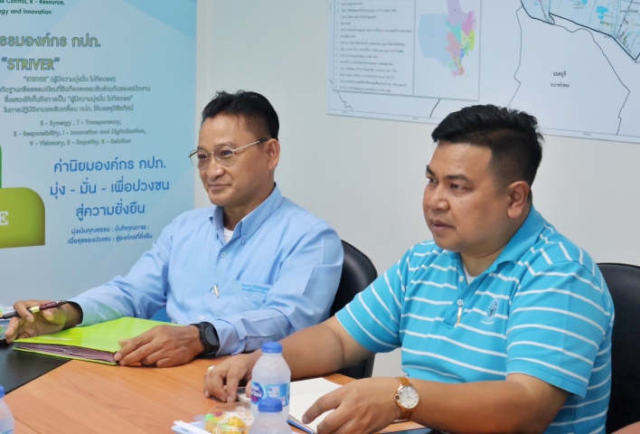 กปภ.สาขาปทุมธานี (ชั้นพิเศษ) ร่วมประชุมหารือกับสำนักควบคุมน้ำสูญเสีย เตรียมความพร้อมด้านการจัดการลดน้ำสูญเสียในพื้นที่