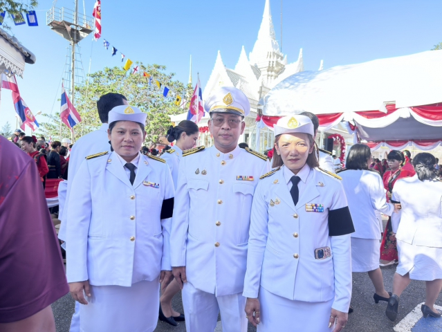 การประปาส่วนภูมิภาคสาขาชุมพรร่วมกิจกรรม ร่วมกับจังหวัดชุมพร ในพิธีวางพานพุ่มถวายสักการะเสด็จในกรมหลวงชุมพรฯ เนื่องในวันคล้ายวันประสูติ ประจำปี 2568