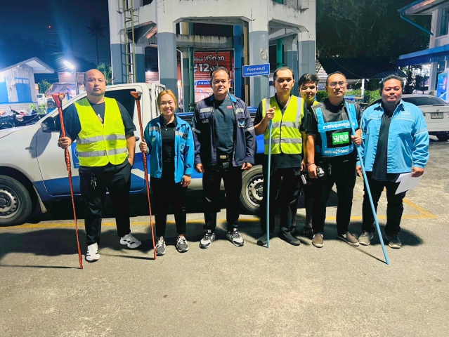 กปภ.สาขาระนอง ปฏิบัติการค้นหาจุดแตกรั่ว ด้วยการทำ Step Test ลดน้ำสูญเสีย ตามแผนประจำเดือน มกราคม 2569