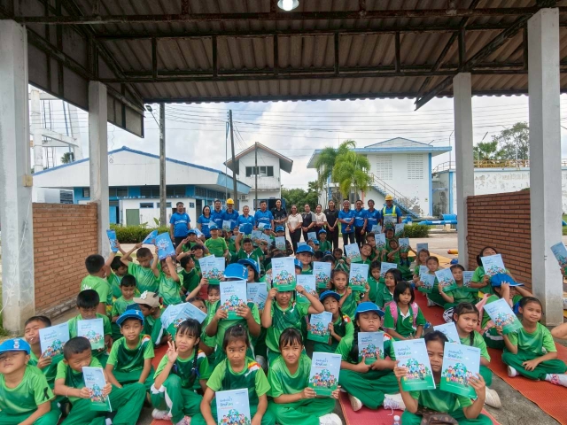 การประปาส่วนภูมิภาคสาขาระโนด ต้อนรับคณะครูและนักเรียนโรงเรียนบ้านระโนต (ธัญเจริญ) เข้าศึกษาดูงานระบบผลิตน้ำประปา