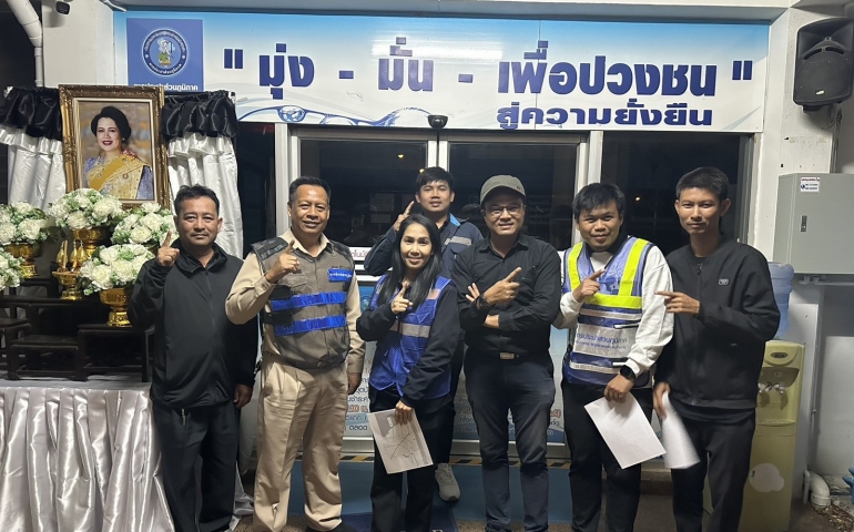 การประปาส่วนภูมิภาคสาขาน้ำพองทำการออกสำรวจหาท่อแตก-รั่ว โดยวิธี step test ในพื้นที่ MM-11 (เขื่อนอุบลรัตน์)