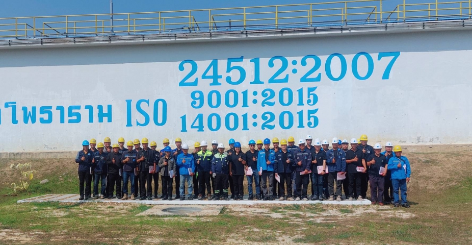 กปภ.ข.3 จัดโครงการฝึกอบรมหลักสูตร "ผู้บังคับปั้นจั่น ผู้ให้สัญญาณแก่ผู้บังคับปั้นจั่น ผู้ยืดเกาะวัสดุ และผู้ควบคุมการใช้ปั้นจั่น สําหรับปั้นจั่นชนิดอยู่กับที่ประเภทปั้นจั่นเหนือศีรษะ ปั้นจั่นขาสูง หรือปั้นจั่นที่มีลักษณะการทํางานคล้ายคลึงกัน" ให้แก่พนักงานในสังกัด กปภ.ข.3