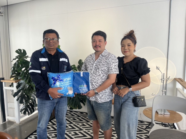 กปภ.สาขาขนอม ลงพื้นที่พบสื่อมวลชนท้องถิ่นแอดมินเพจรวมพลคนขนอม