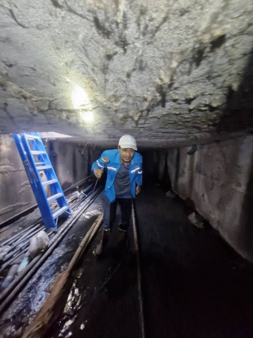 การประปาส่วนภูมิภาคสาขาภูเก็ต ลงพื้นที่สำรวจหาท่อแตกท่อรั่วเชิงรุก (ALC) ถนนพิศิษฐ์กรณีย์  ต.ป่าตอง อ.กะทู้ จ.ภูเก็ต