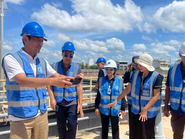 JICA ลงพื้นที่สำรวจและหารือแนวทางการบริหารและจัดการอุทกภัย กปภ.สาขาหาดใหญ่(พ)