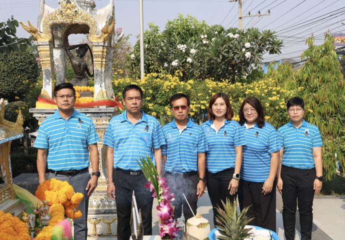 ผู้บริหาร และพนักงานในสังกัด กปภ.ข.3 ทำบุญเนื่องในโอกาสวันคล้ายวันสถาปนา กปภ. ครบรอบ 47 ปี