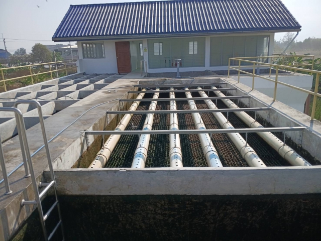 กปภ.สาขาเลาขวัญ ล้างถังตกตะกอนประจำเดือน กุมภาพันธ์ 2569 ณ สถานีผลิตน้ำหนองฝ้าย