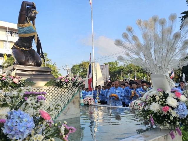 คณะผู้บริหาร กปภ.เขต 1 ร่วมพิธีทางศาสนาและพิธีบวงสรวงสักการะพระแม่ธรณีฯ เนื่องในวันคล้ายวันสถาปนา กปภ. ครบรอบ 47 ปี
