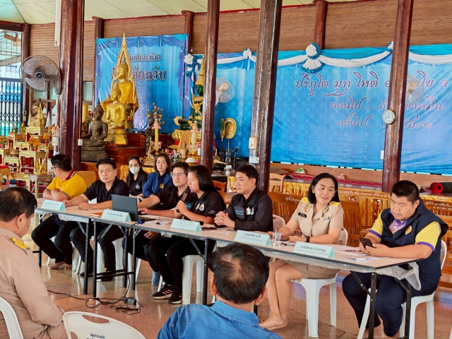 การประปาส่วนภูมิภาคสาขานครไทยประชุมร่วมกับกรมทรัพยากรน้ำภาค 9  กลุ่มองค์กรผู้ใช้น้ำ,ผู้นำชุมชน,องค์การบริหารส่วนตำบลหนองกะท้าว และประชาชนผู้มีส่วนได้ส่วนเสียอ่างเก็บน้ำห้วยน้ำคูบ