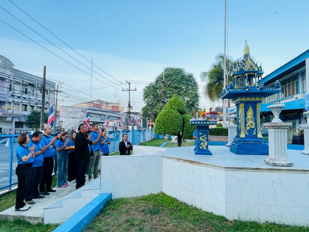 การประปาส่วนภูมิภาคสาขาชุมพร ดำเนินกิจกรรม ทำบุญสำนักงาน เนื่องในโอกาส ครบรอบ 47 ปี กปภ.