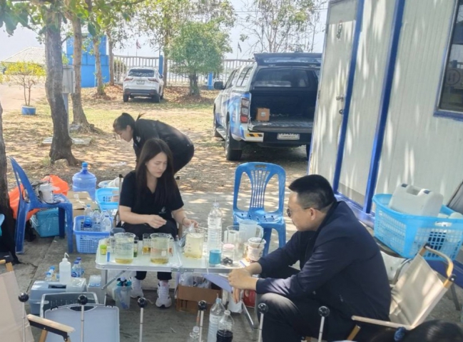 กรค. และ กรจ. ลงพื้นที่แก้ไขปัญหาคุณภาพน้ำ กปภ.สาขาเมืองพล จ.ขอนแก่น