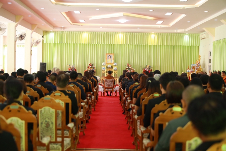 กปภ.สาขาขอนแก่น (พ) ร่วมพิธีสวดพระพุทธมนต์และเจริญจิตตภาวนา อุทิศถวายพระราชกุศลแด่สมเด็จพระนางเจ้าสิริกิติ์ พระบรมราชินีนาถ พระบรมราชชนนีพันปีหลวง