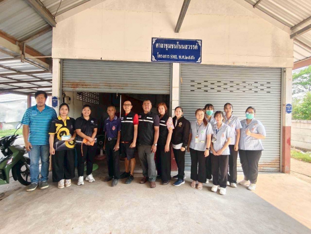 การประปาส่วนภูมิภาคสาขาบ้านไผ่ ลงพื้นที่ออกตรวจวัดคุณภาพน้ำประปาในชุมชน ภายในเขตเทศบาลเมืองบ้านไผ่