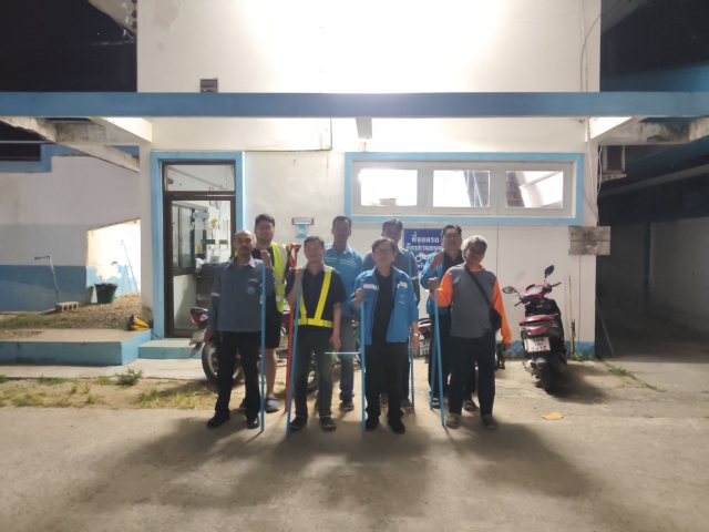 กปภ.สาขาปากพนัง ลงพื้นที่เดินสำรวจหาท่อแตก/ท่อรั่ว จากการทำ step test  ตามแผนลดน้ำสูญเสีย บริเวณพื้นที่ ถนนศรีสมบูรณ์ ถนนวารีสวัสดิ์ ถนนสุนอนันต์  ตำบลปากพนัง อำเภอปากพนัง จังหวัดนครศรีธรรมราช