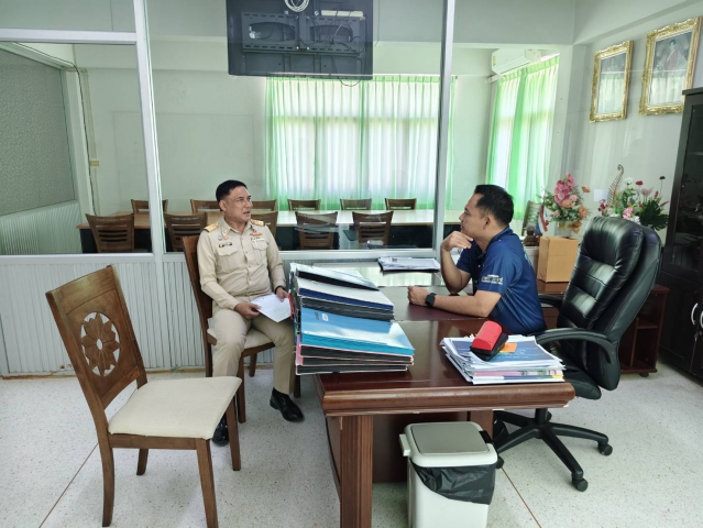 กปภ.สาขาปราณบุรี เข้าพบนายอำเภอหัวหิน รายงานสถานการณ์ภัยแล้ง เร่งบูรณาการแก้ไขปัญหาร่วมกับท้องถิ่น