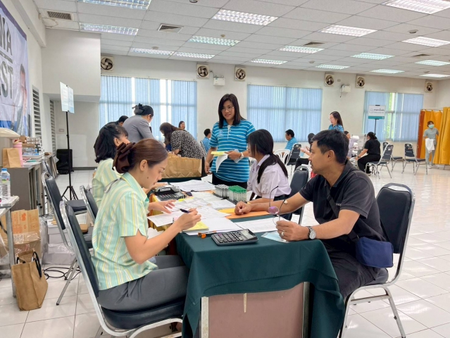 กปภ.สาขารังสิต(พ) ได้จัดให้มีการตรวจสุขภาพผู้บริหารและพนักงานในสังกัด ประจำปี 2569