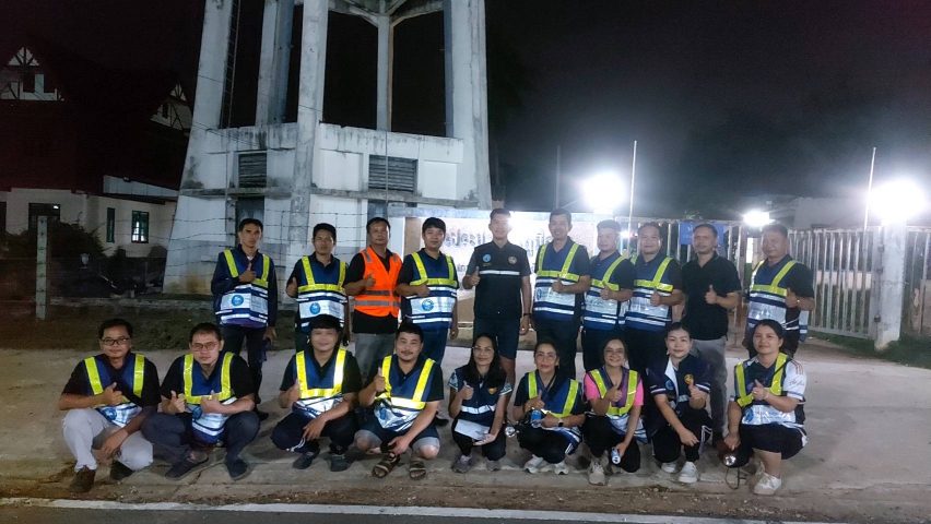 กปภ.สาขามหาสารคาม ดำเนินการสำรวจท่อรั่ว Active Leakage Control พื้นที่ DMA10 อ.กันทรวิชัย จ.มหาสารคาม