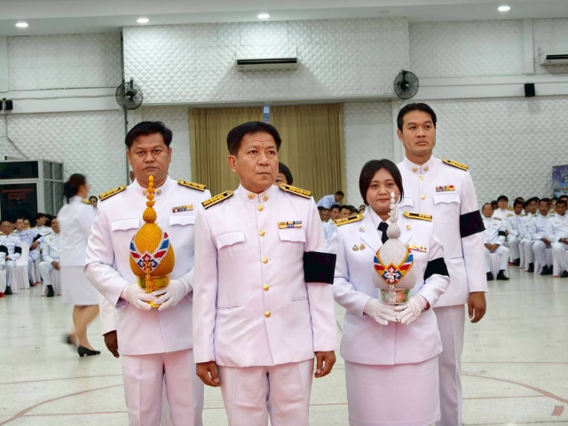 กปภ.สาขาพนมทวน ร่วมพิธีถวายเครื่องราชสักการะ วางพานพุ่ม และพิธีจุดเทียนถวายพระพรชัยมงคล กิจกรรมเฉลิมพระเกียรติสมเด็จพระนางเจ้าฯ พระบรมราชินี