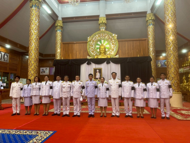 การประปาส่วนภูมิภาคสาขาขาณุวรลักษบุรี เข้าร่วมพิธีบำเพ็ญกุศลสัตตมวาร (๗วัน) เพื่ออุทิศถวายพระราชกุศลแด่ สมเด็จพระเจ้าลูกเธอ เจ้าฟ้าพัชรกิติยาภา นเรนทิราเทพยวดี กรมหลวงราชสาริณีสิริพัชร มหาวัชรราชธิดา