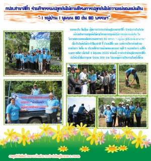 ไฟล์แนบ กปภ.สาขาสีคิ้ว ร่วมกิจกรรมปลูกต้นไม้ตามโครงการปลูกต้นไม้ถวายแม่ของแผ่นดิน \"1หมู่บ้าน 1 ชุมชน 80 ต้น 80 พรรษา\"