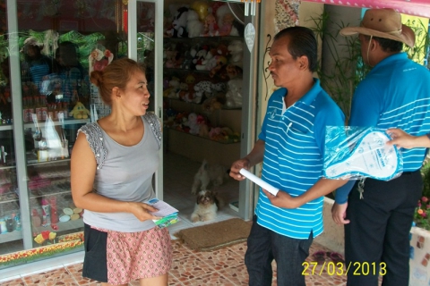 ไฟล์แนบ นายสยาม ปานศิริ หนง.บริการฯ สัมภาษณ์ความพึงพอใจการให้บริการของกปภ.สาขาบ้านฉาง และมอบของที่ระลึก